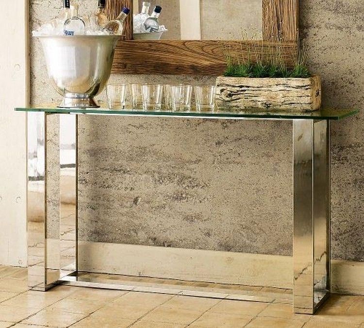 How To Style Modern Console Tables For Mirrored And Chrome Modern Console Tables (Photo 4 of 20)