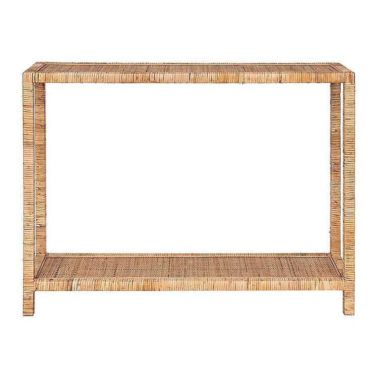Https://images.kirklands/is/image/kirklands/219781_3 Pertaining To Oval Corn Straw Rope Console Tables (Photo 6 of 20)