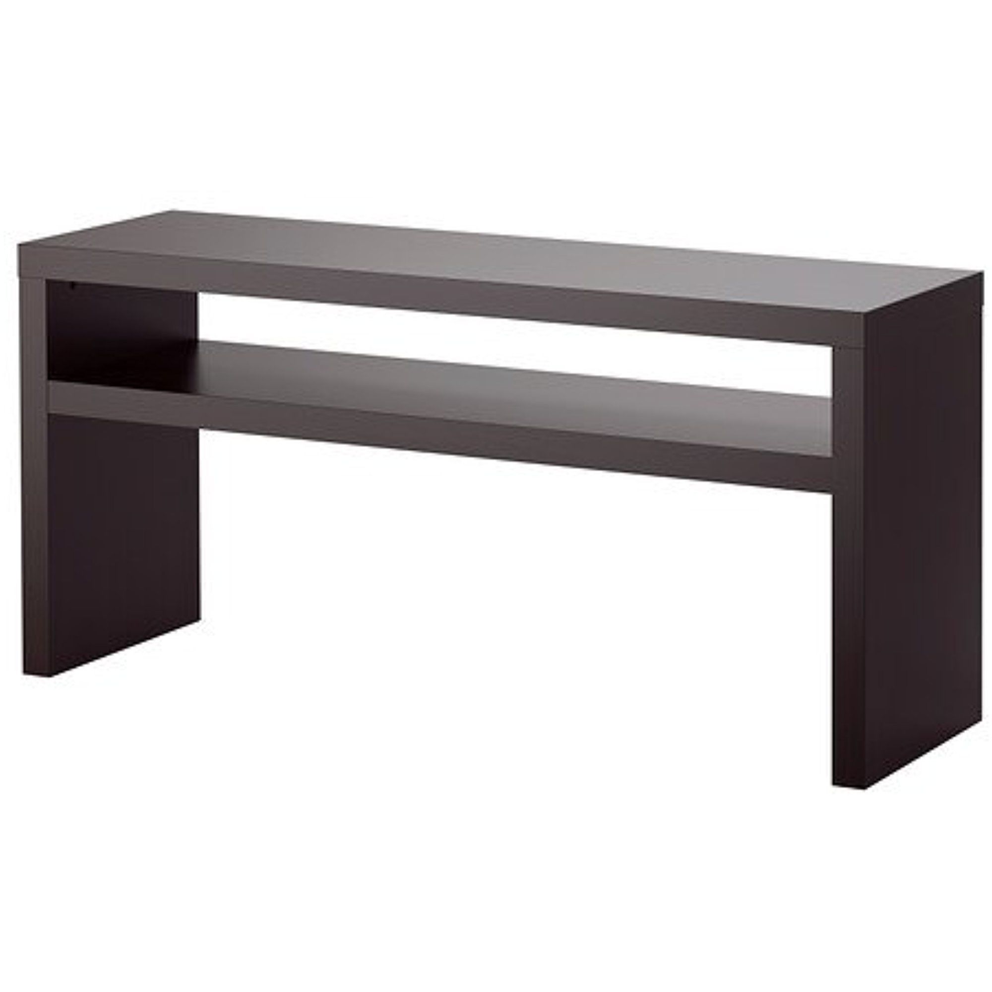 Ikea Console Table, Black Brown 55 1/8x15 3/8 ", 1226.8262 In Black And Oak Brown Console Tables (Photo 7 of 20)