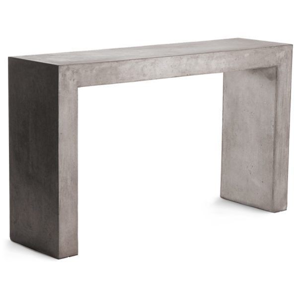 Indoor/outdoor Concrete Console Table | Outdoor Console Regarding Modern Concrete Console Tables (Photo 5 of 20)