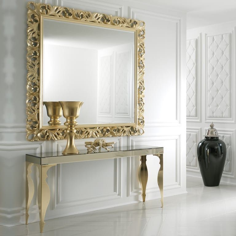 Italian Gold Rococo Mirror – Juliettes Interiors With Regard To Mirrored Modern Console Tables (View 19 of 20)