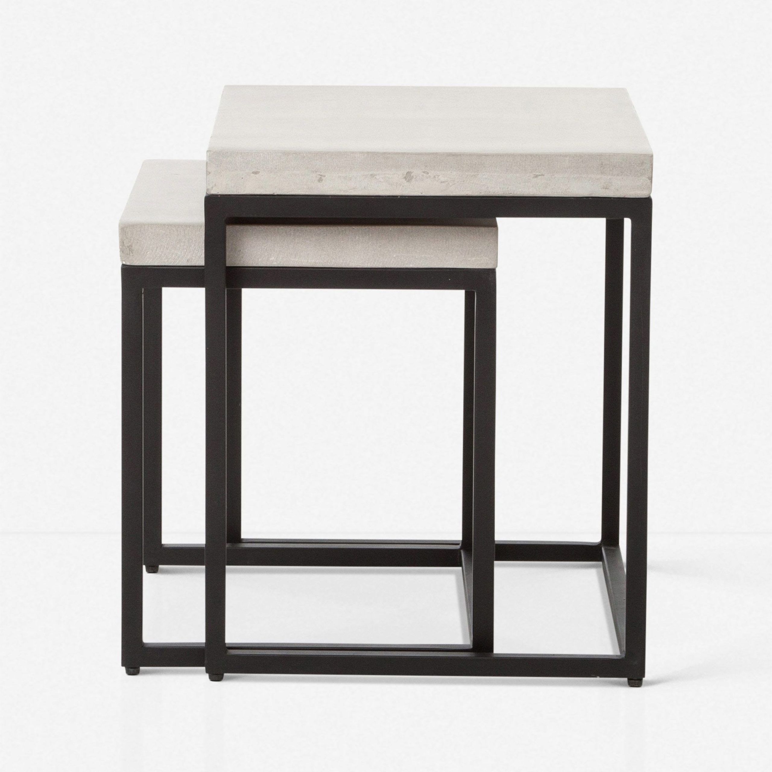 Kallia Indoor/outdoor Nesting Side Tables (set Of 2 Throughout Nesting Console Tables (Photo 10 of 20)