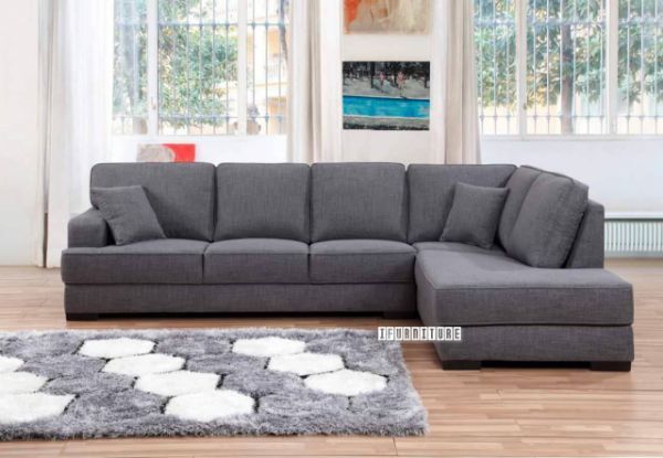 Karlton L Shape Sofa *light Grey With L Shaped Console Tables (View 9 of 20)
