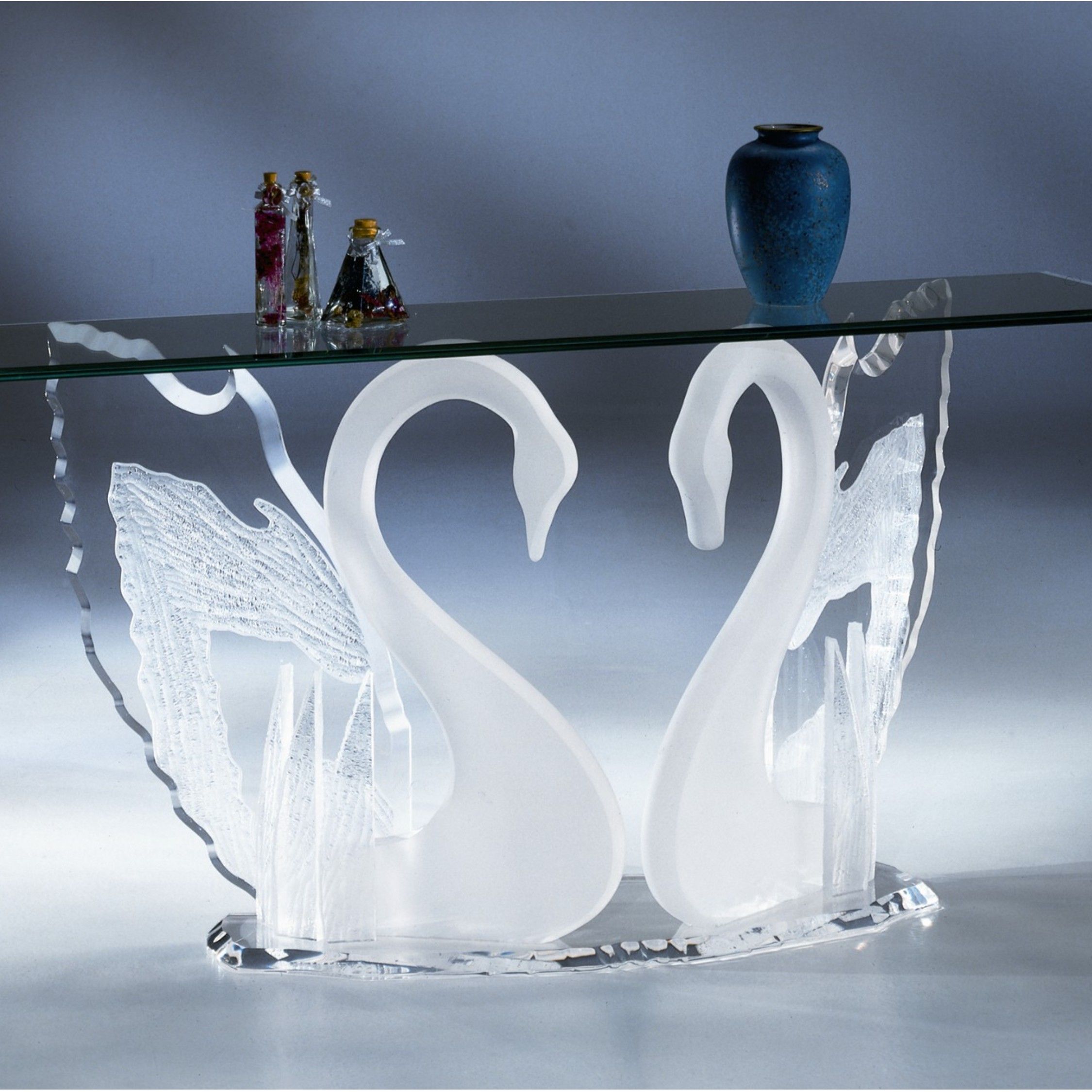 Legend Swan Sofa Table, Acrylic Coffee Tables, Acrylic Inside Swan Black Console Tables (Photo 20 of 20)
