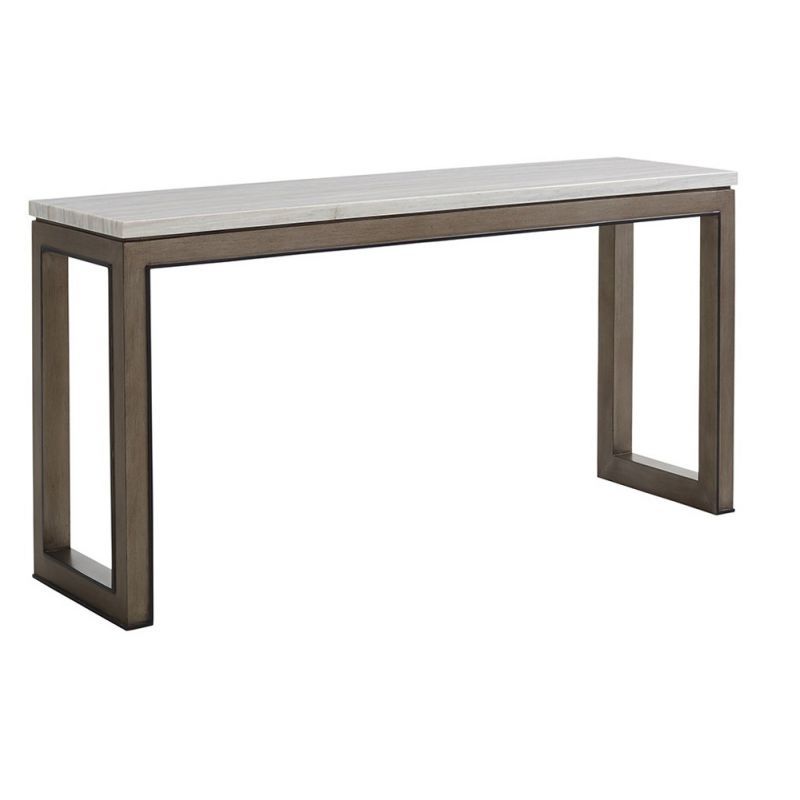 Lexington – Ariana Vernay Rectangular Console Table In Throughout White Marble Console Tables (Photo 11 of 20)