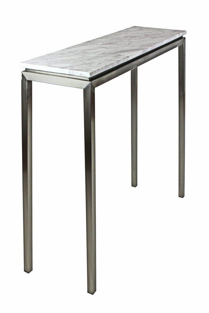 Lilia Console Table White Marble | Outdoor Console Table In White Marble Console Tables (Photo 5 of 20)