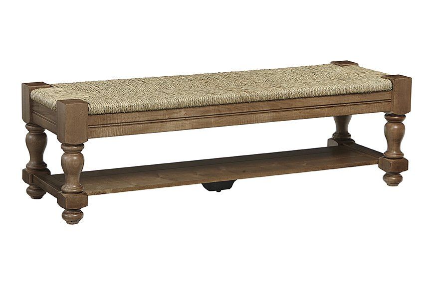 Lmco Scotsman Seagrass Bench Natural Maple – Hampton Pertaining To Natural Seagrass Console Tables (View 17 of 20)