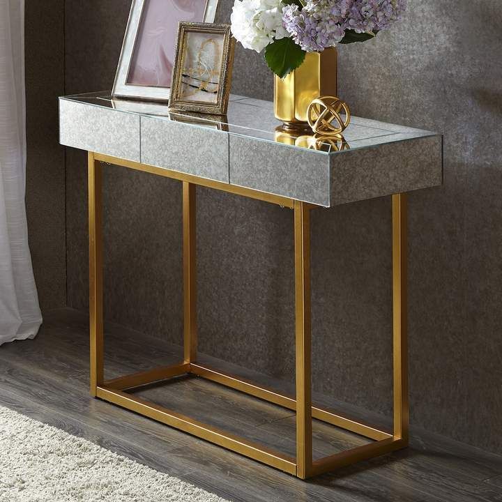 Featured Photo of 20 Best Ideas Mirrored Modern Console Tables