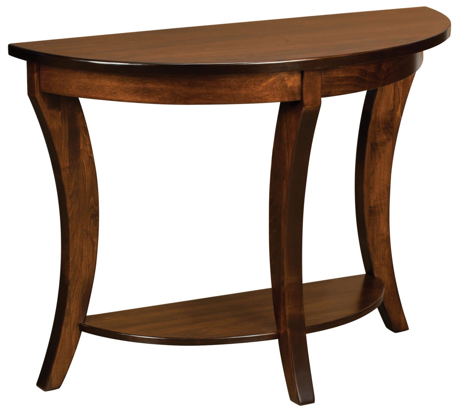 Madison Sofa Table | Amish Solid Wood Sofa Tables | Kvadro With Espresso Wood Storage Console Tables (View 6 of 20)