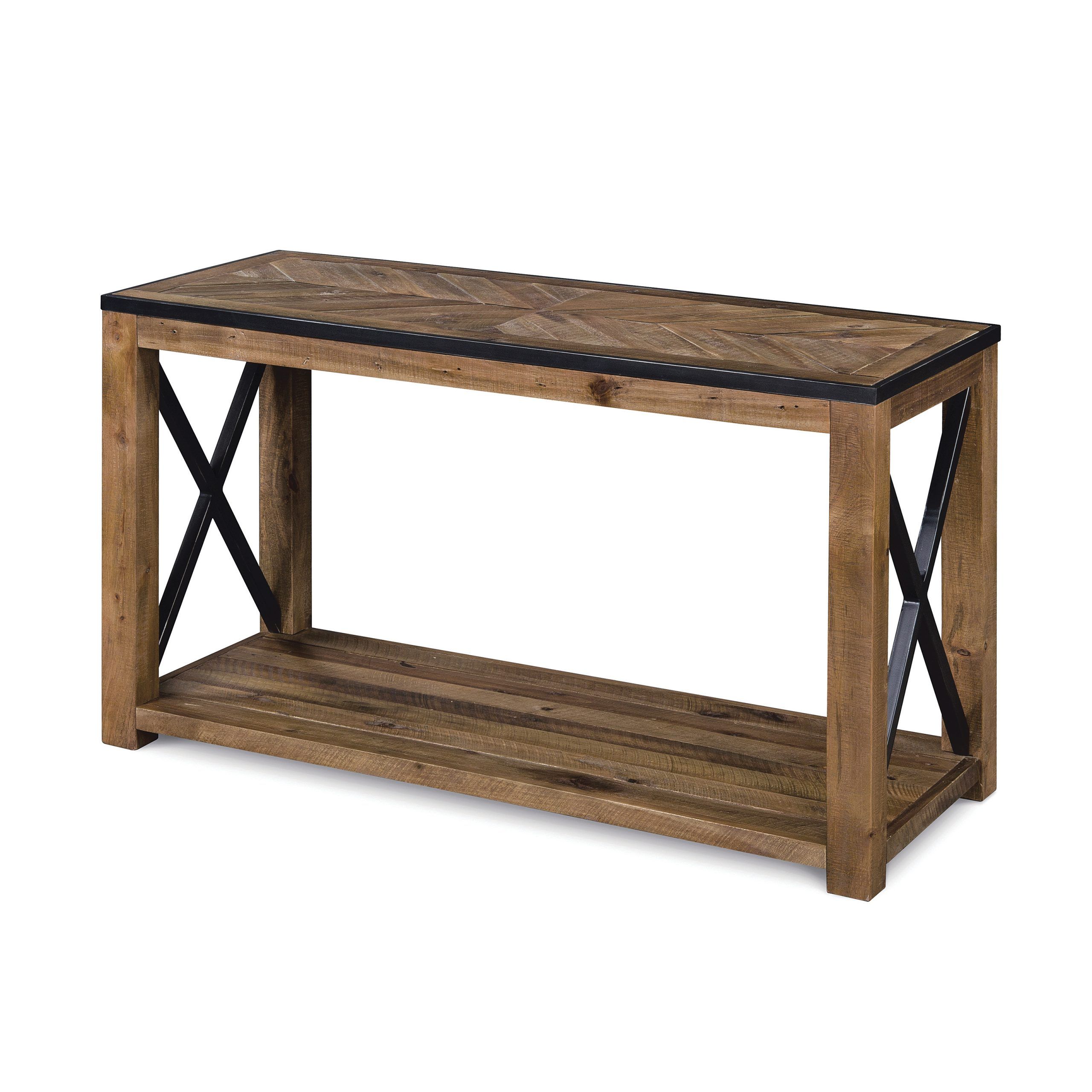 Magnussen Penderton Wood Rectangular Sofa Table – Console Pertaining To Wood Rectangular Console Tables (View 4 of 20)