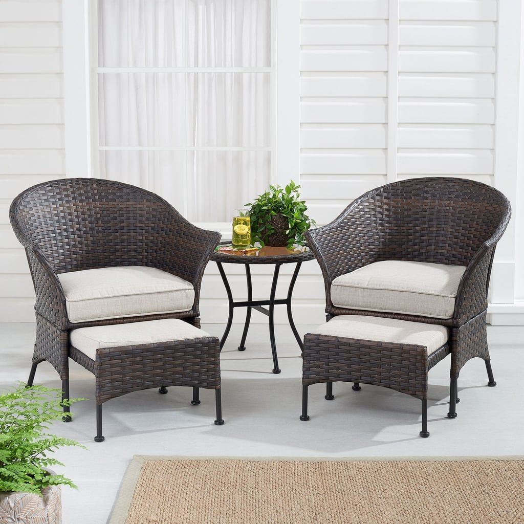 Mainstays Arlington Glen 5 Piece Outdoor Furniture Patio With Regard To 5 Piece Console Tables (View 8 of 20)