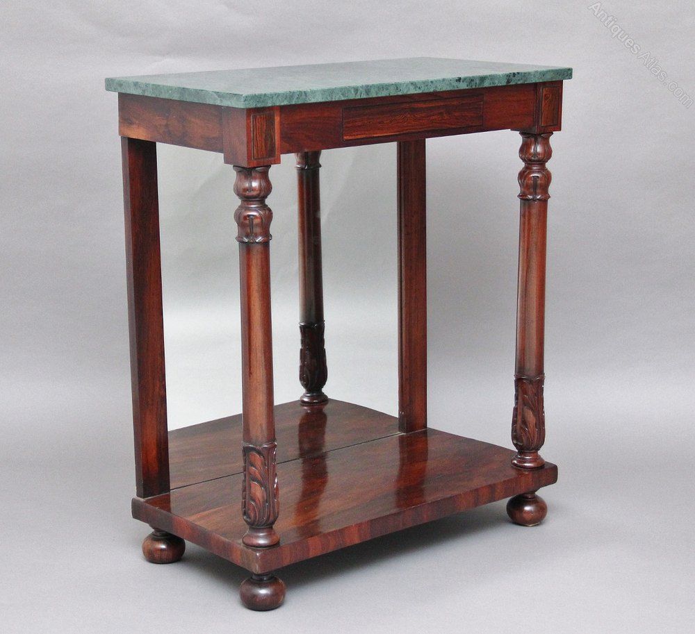 Marble Top Console Table – Antiques Atlas Intended For Marble Console Tables (Photo 20 of 20)