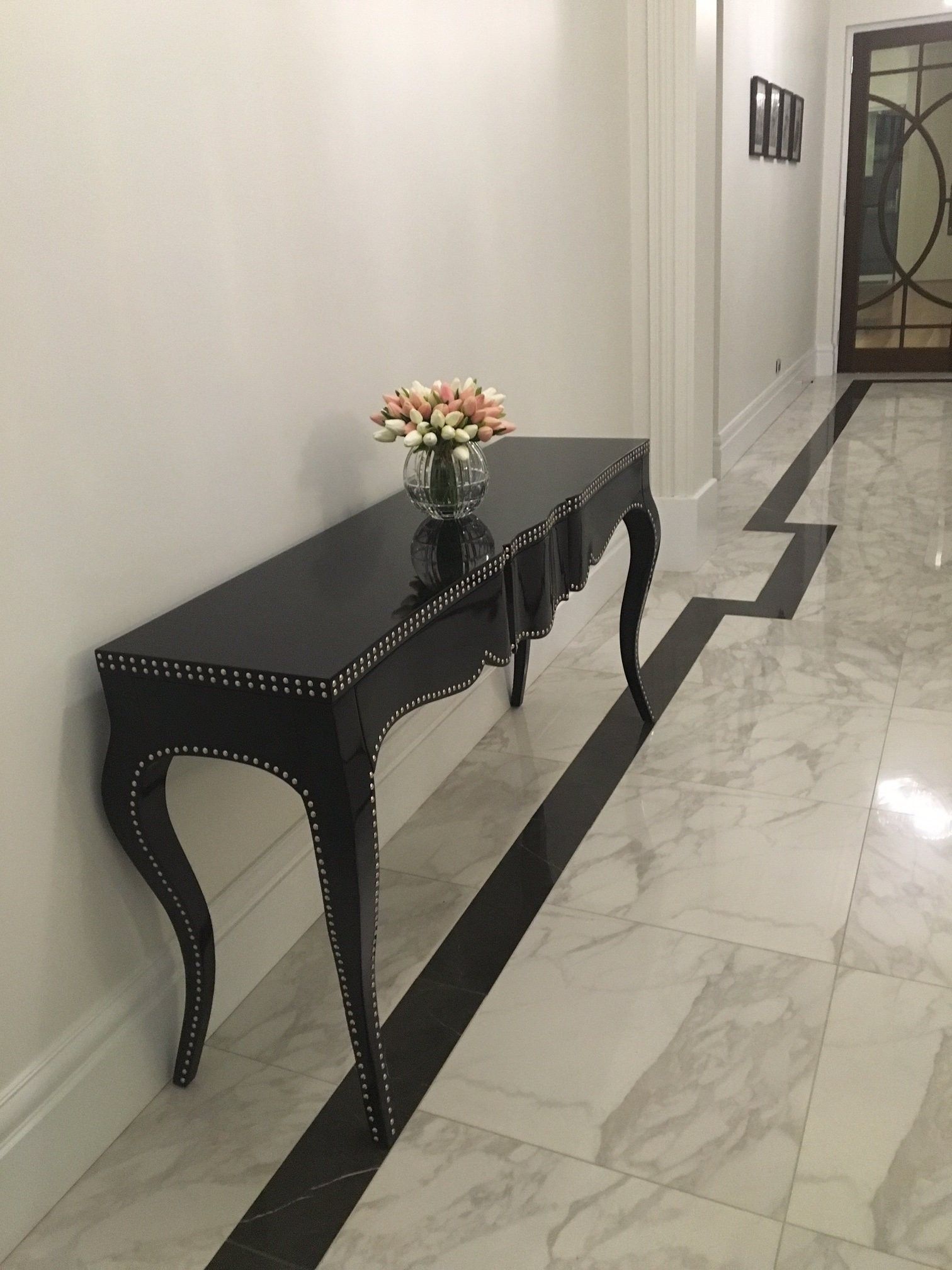 Margaret Black Console Table | Shop Now With Swan Black Console Tables (Photo 2 of 20)