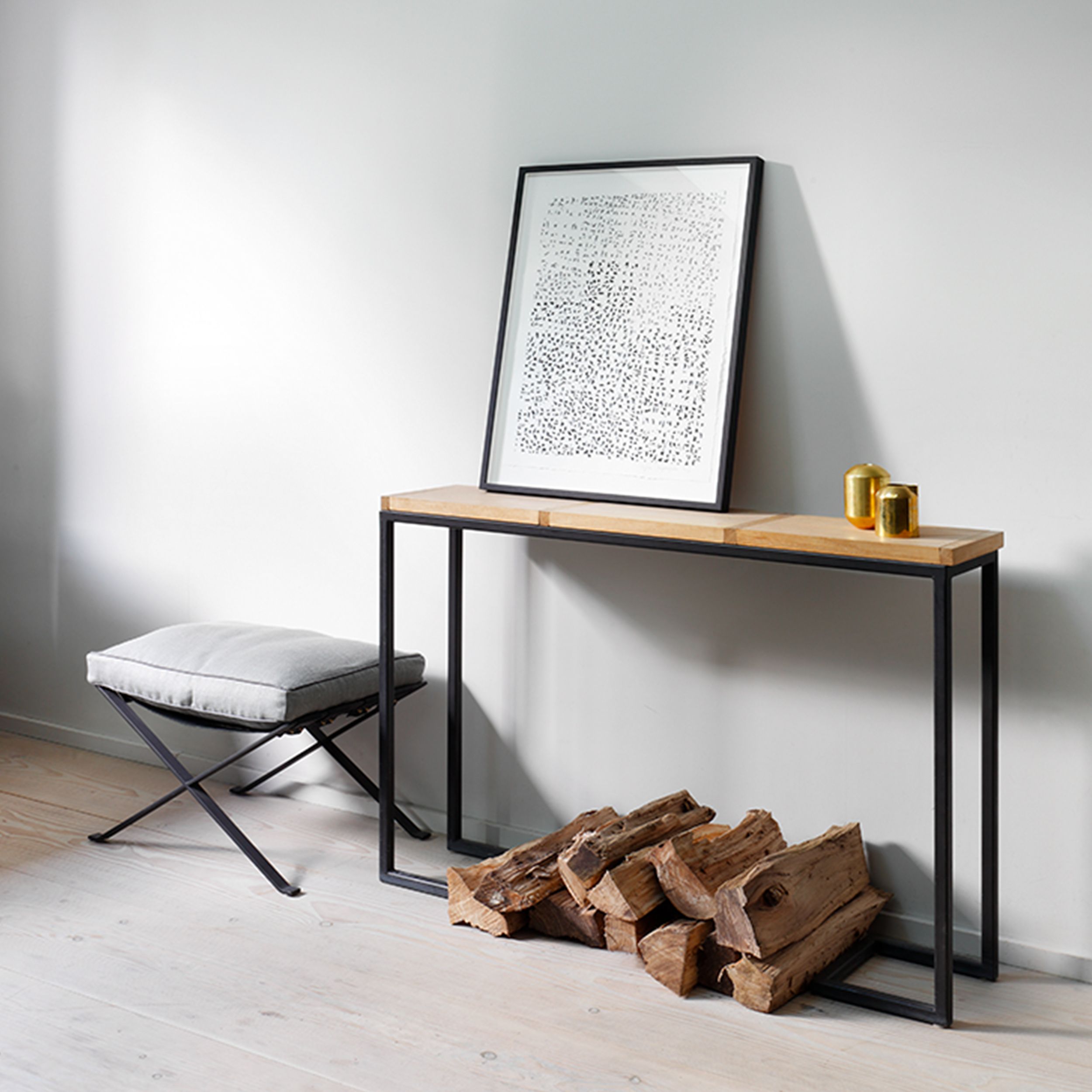 Metal And Oak Console Table | De Rosee Sa Architects With Regard To Gray Driftwood And Metal Console Tables (Photo 16 of 20)
