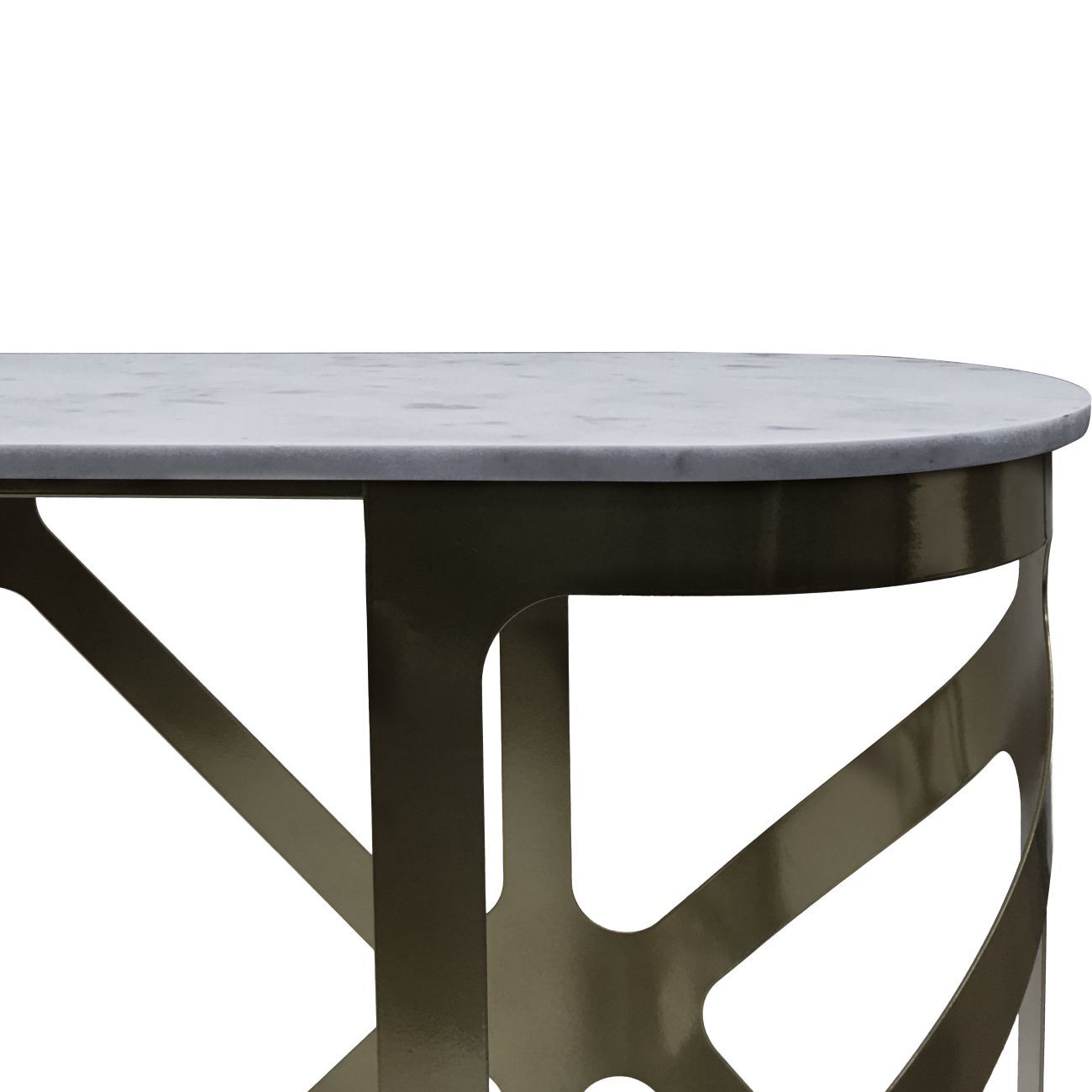 Metropolitan Console Table Metallic Black Nickel Finish In Gray And Black Console Tables (Photo 4 of 20)
