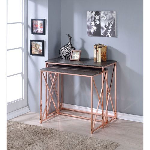 Milan Direct Set Of 2 Audrey Nesting Console Table Within Nesting Console Tables (Photo 11 of 20)