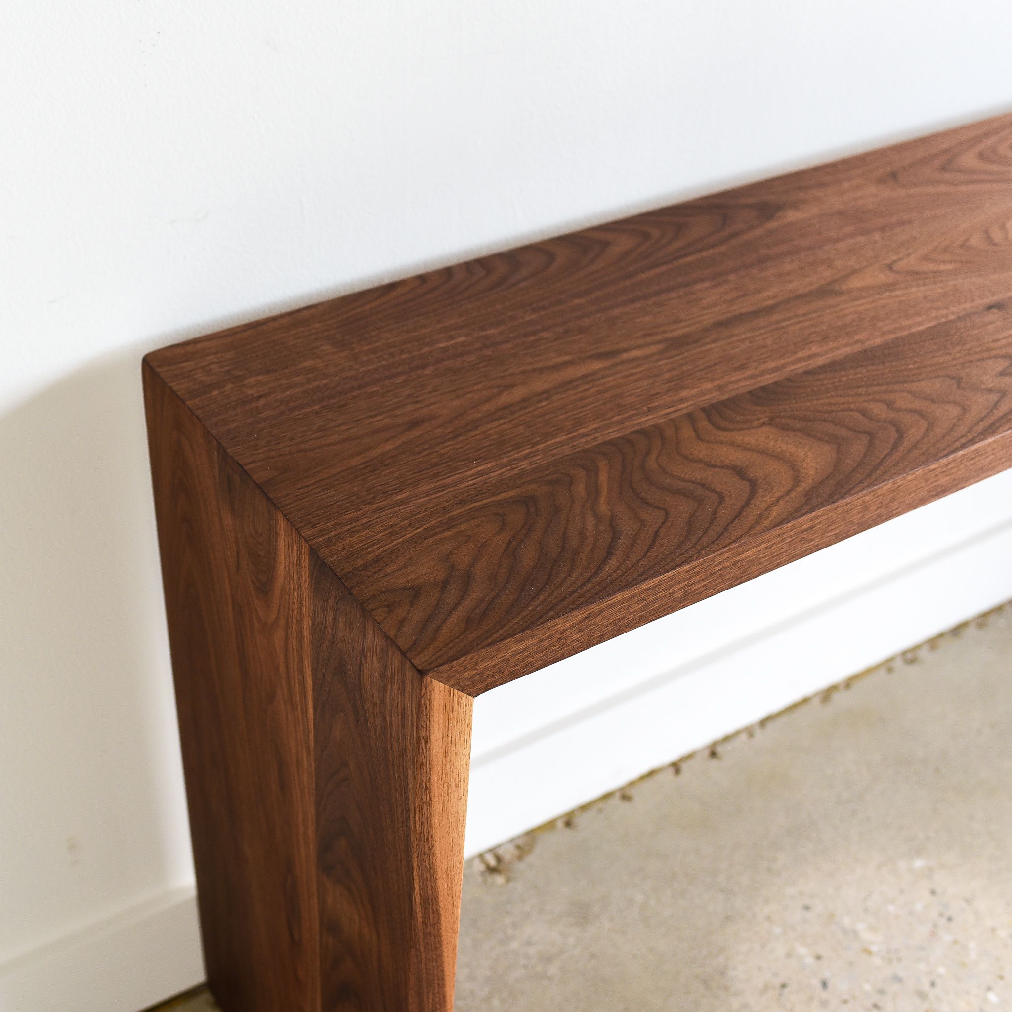 Modern Walnut Console Table – What We Make Pertaining To Hand Finished Walnut Console Tables (Photo 17 of 20)