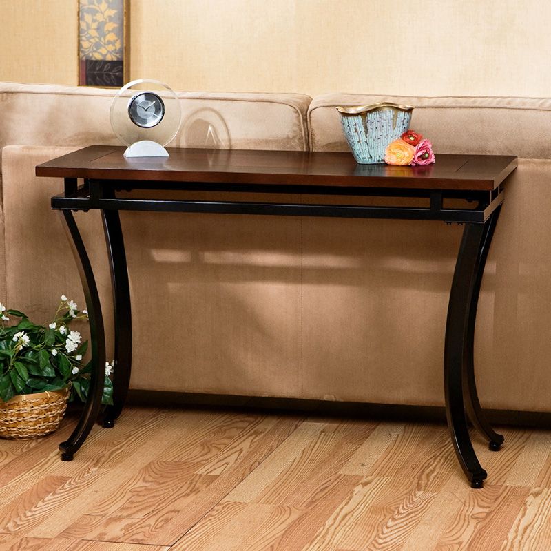 Modesto Console Table – Console Tables At Hayneedle Inside Oak Wood And Metal Legs Console Tables (View 3 of 20)