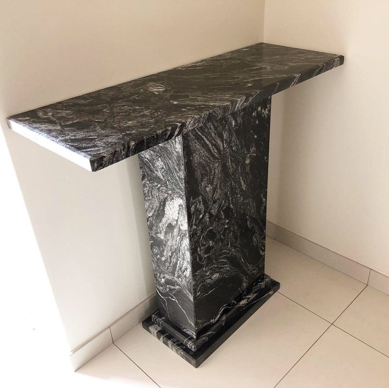 Nero Exotica Granite Console Table Wales – The Marble For Marble Console Tables (Photo 19 of 20)