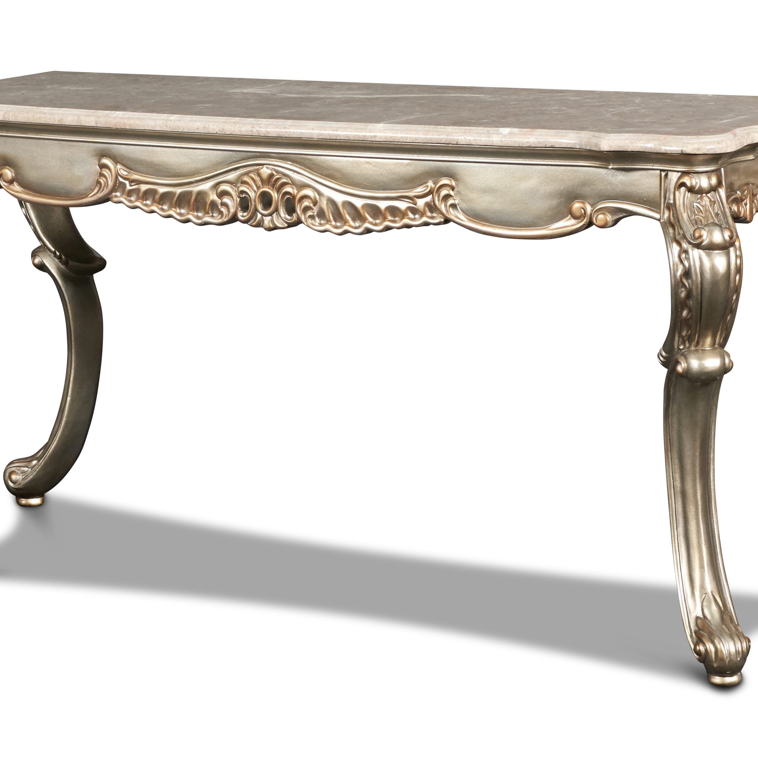 Featured Photo of 20 Inspirations Antique Blue Gold Console Tables