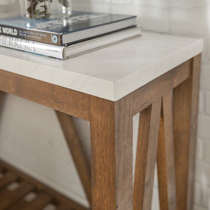 Offerman 52" Console Table In 2020 (with Images) | Marble With White Stone Console Tables (View 18 of 20)