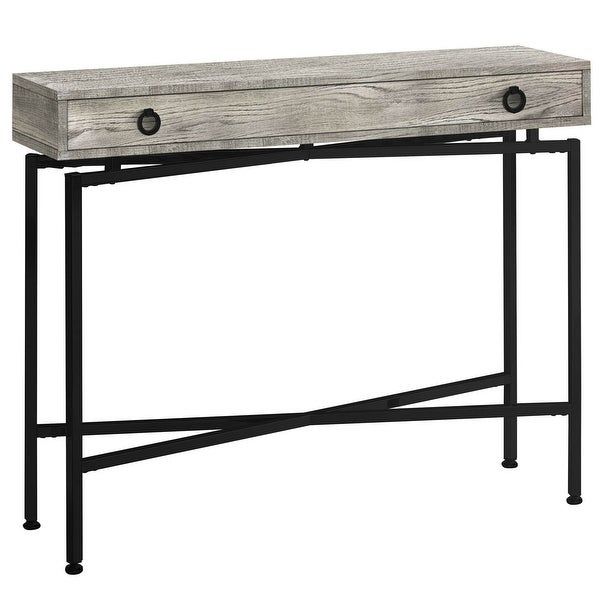 Offex 42"l Contemporary Grey Reclaimed Wood Look Accent Throughout Gray Driftwood Storage Console Tables (Photo 9 of 20)
