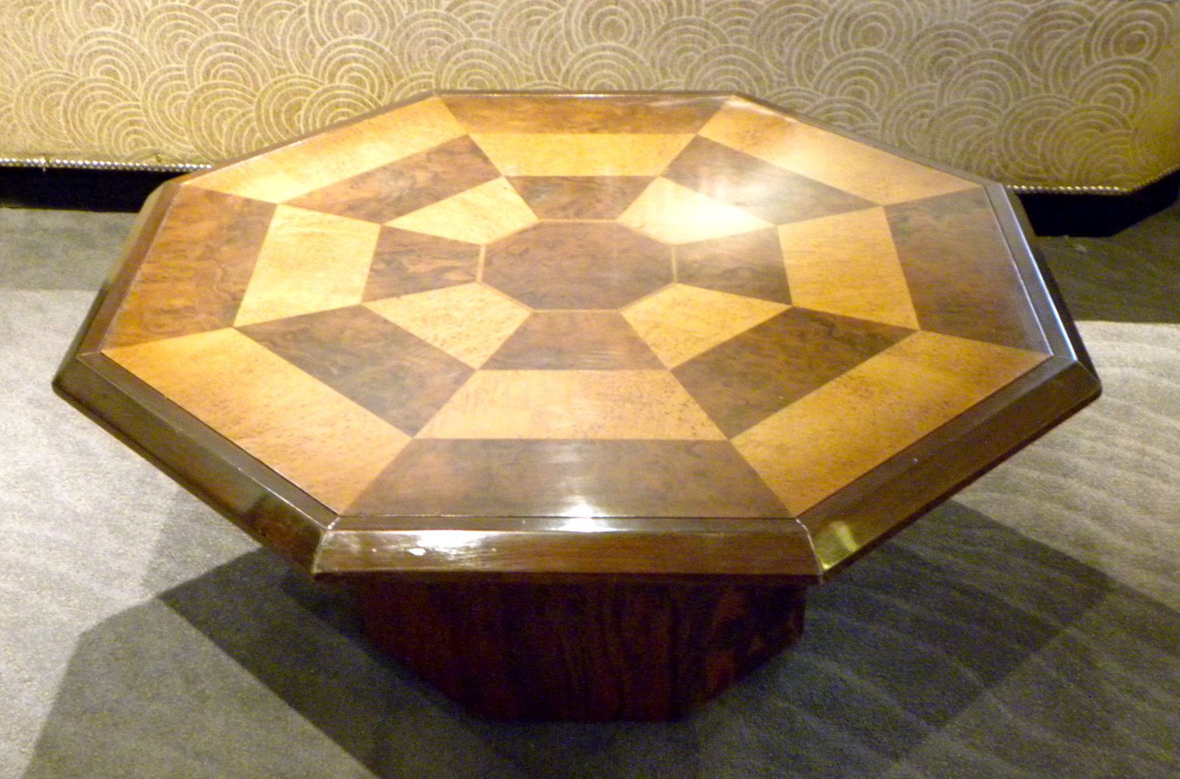 Original Two Tone Octagon Coffee Table | Small Tables Pertaining To Octagon Console Tables (View 2 of 20)
