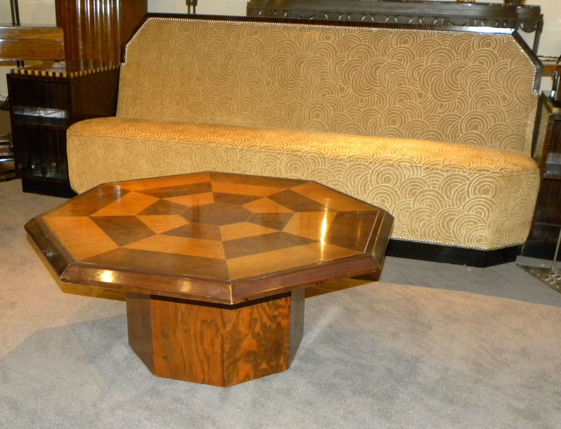 Original Two Tone Octagon Coffee Table | Small Tables Throughout Octagon Console Tables (Photo 4 of 20)