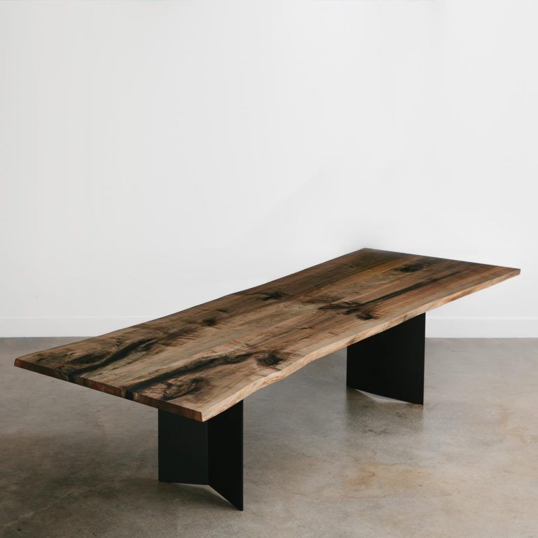 Oxidized Maple Dining Table No. 167 | Elko Hardwoods Within Oxidized Console Tables (Photo 1 of 20)