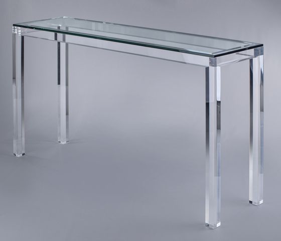 Parson Console Table – Plexi Craft Signature Collection Inside Square Console Tables (Photo 14 of 20)