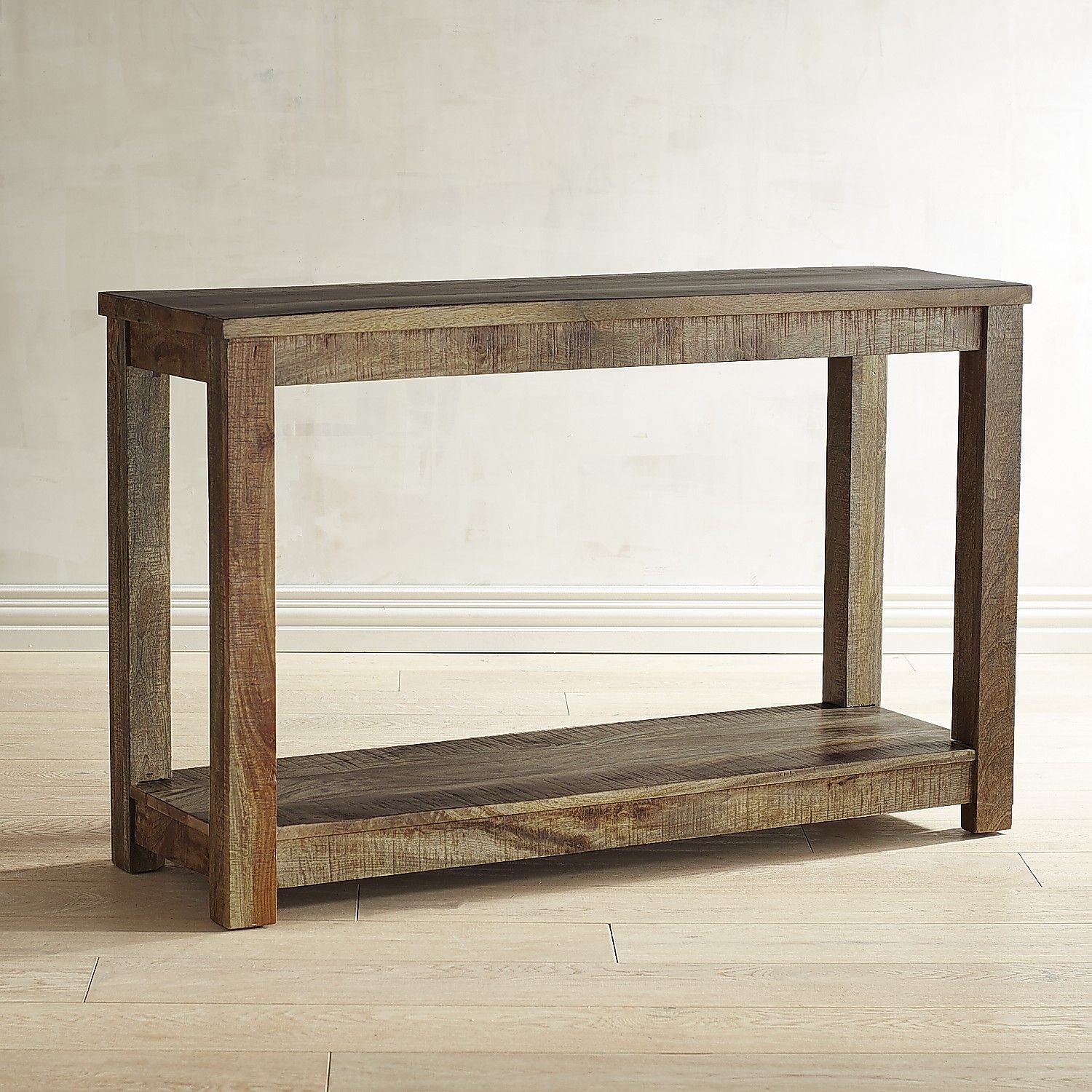 Parsons Gray Washed Console Table – Pier1 Within Vintage Gray Oak Console Tables (Photo 12 of 20)