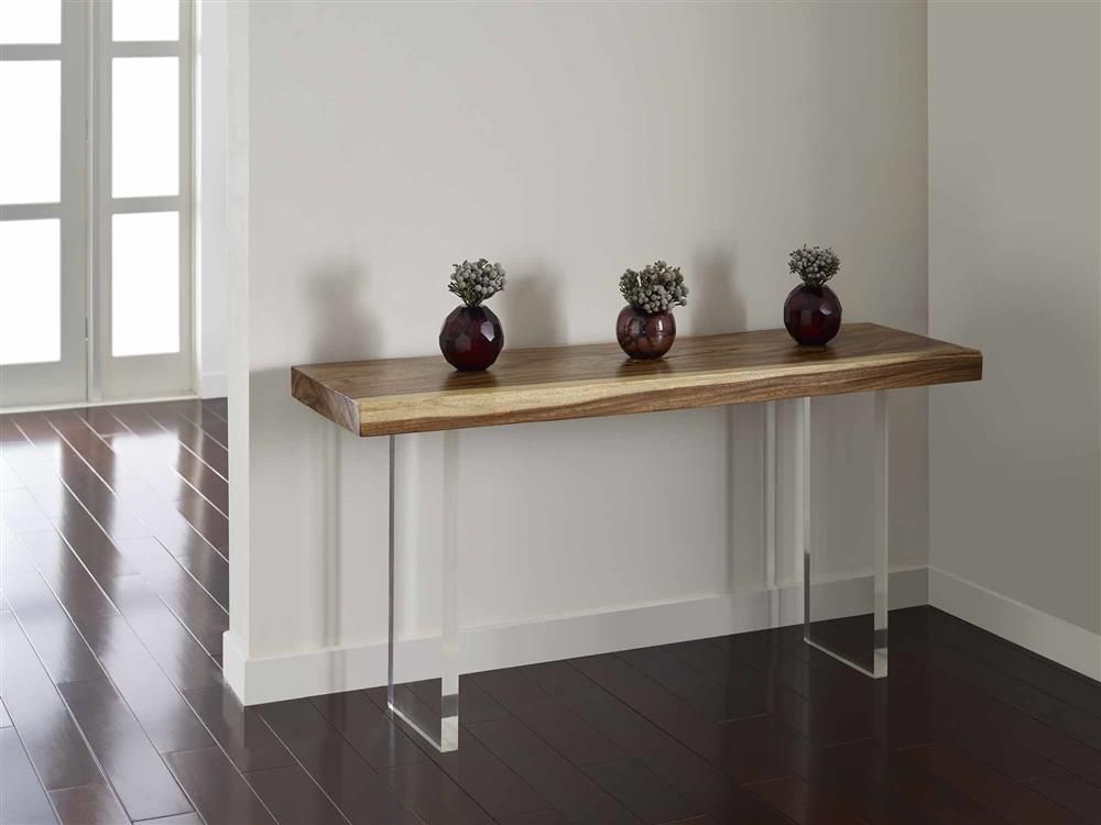 Featured Photo of 2024 Best of Silver and Acrylic Console Tables