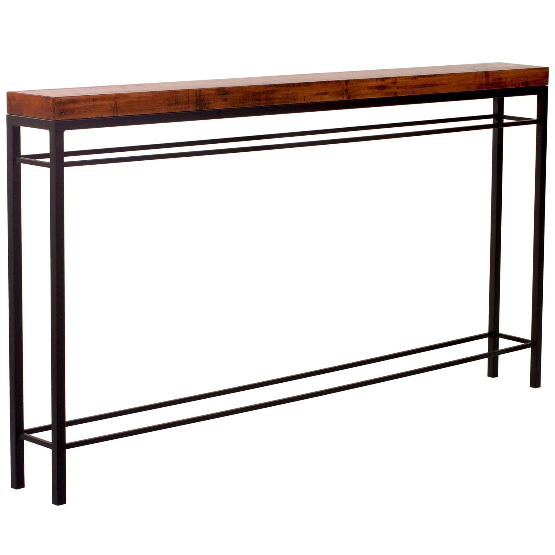 Pictured Is The Charleston Forge Manufactured Newhart 70 Inside Round Iron Console Tables (View 5 of 20)