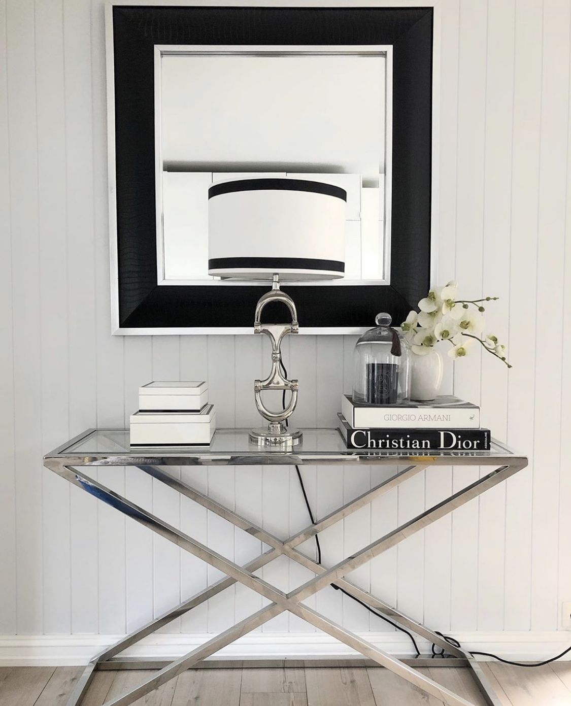 Pin On Black & White Living⚫️⚪️ For Black And White Console Tables (View 19 of 20)