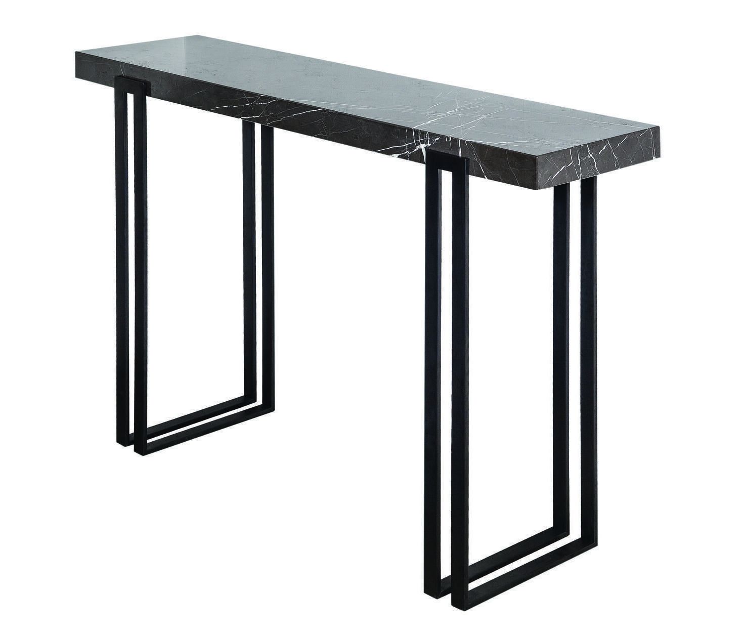 Featured Photo of The 20 Best Collection of Black Metal and Marble Console Tables