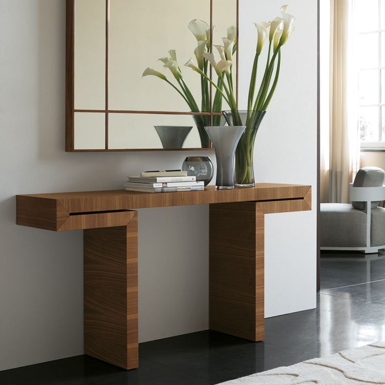 Porada Miyabi Console Console Table | Sofa Table | Wooden With Regard To Square Modern Console Tables (Photo 2 of 20)