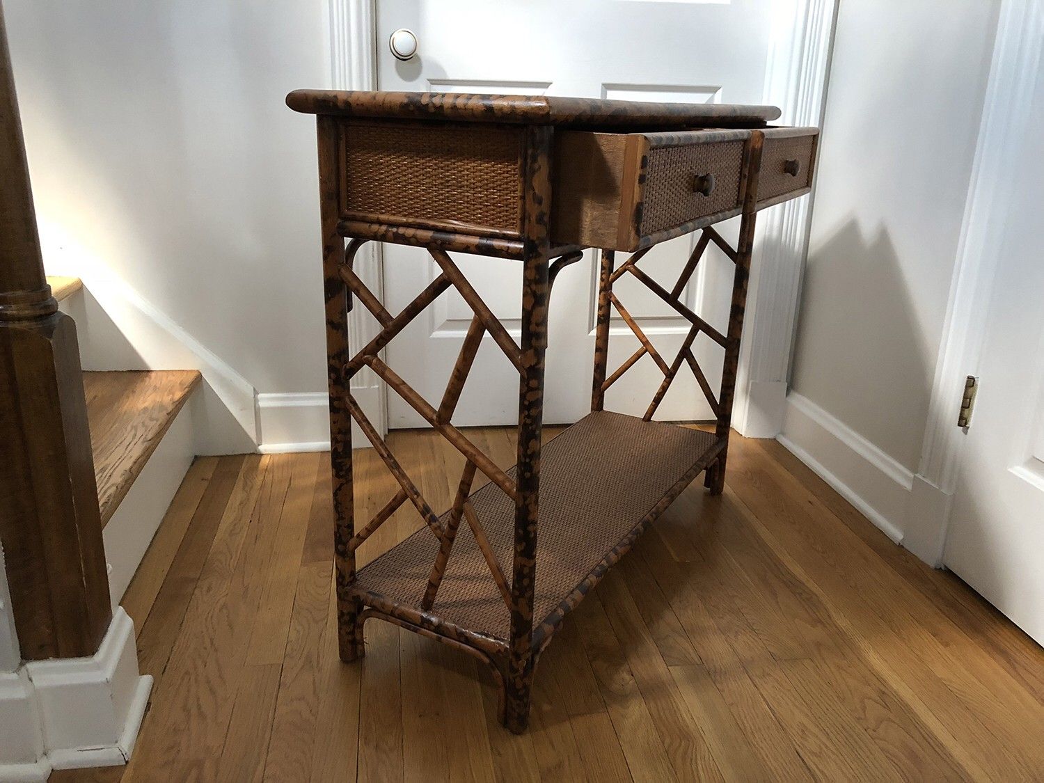 Rattan Console Table • The Local Vault Intended For Wicker Console Tables (Photo 2 of 20)