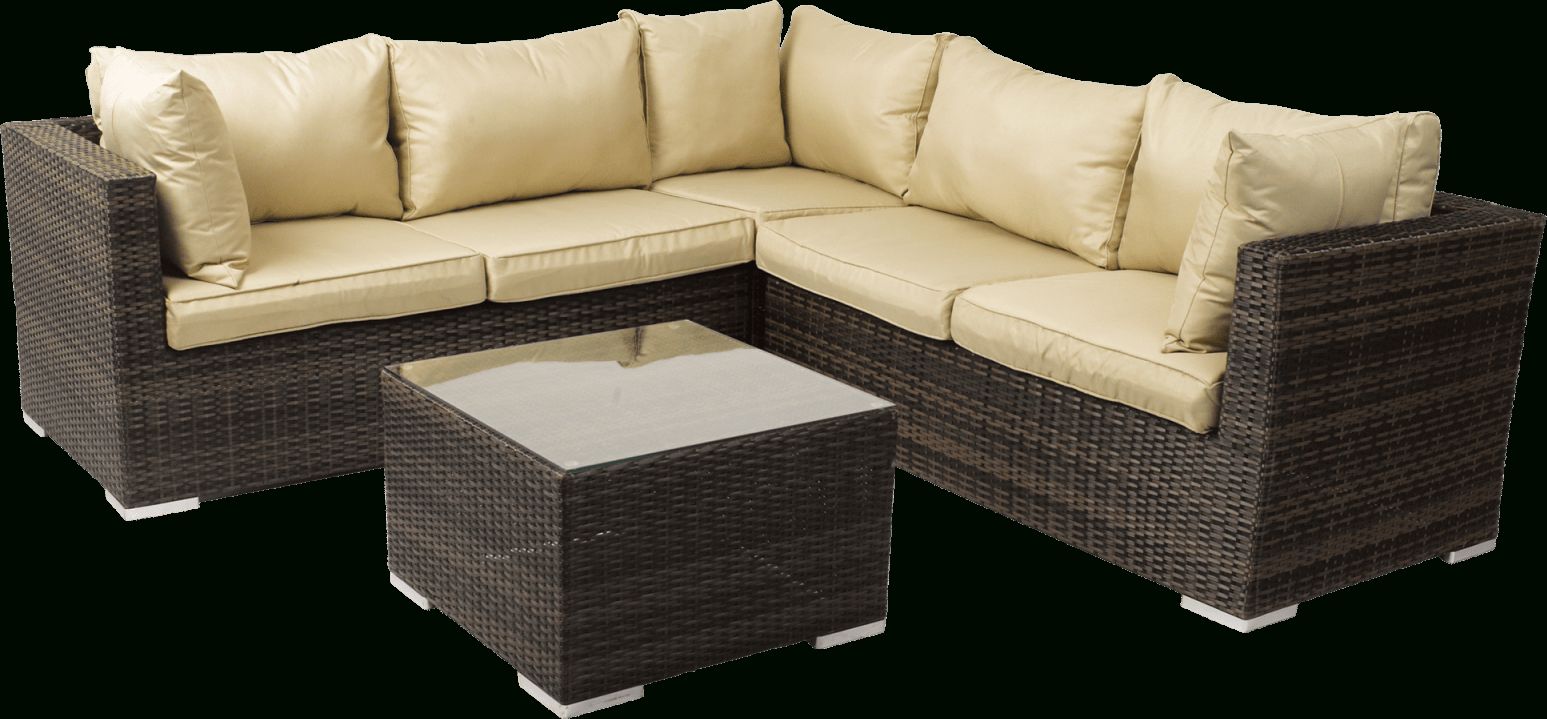 Rattan L Shape Sofa – Outdoor Furniture – Dzine Furnishing Throughout L Shaped Console Tables (View 7 of 20)