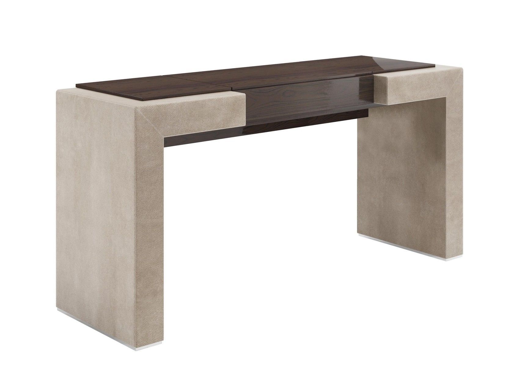 Rectangular Solid Wood Console Table With Drawers Kandy Intended For Wood Rectangular Console Tables (View 18 of 20)