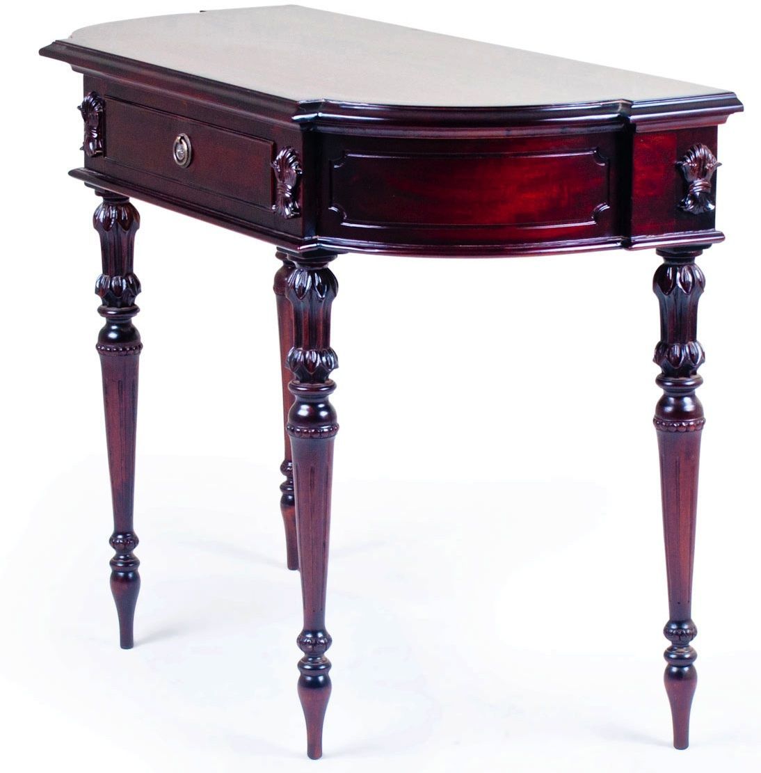 Regency Smith Side Table. A Well Proportioned Half Round Inside Round Console Tables (Photo 2 of 20)