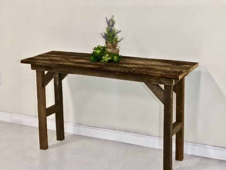 Repurposed Barnwood Sofa Table Gorgeous Decor Available At Inside Smoked Barnwood Console Tables (View 6 of 20)