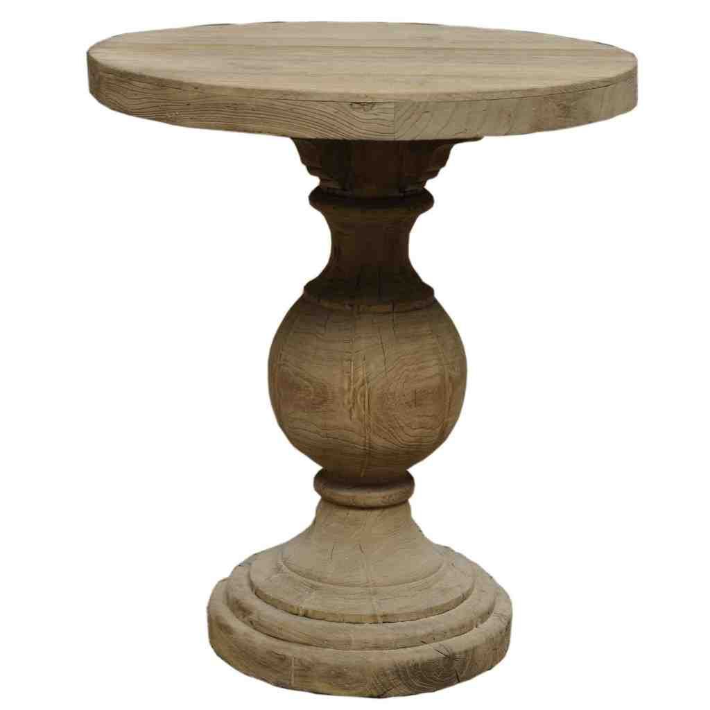 Round Oak End Table – Decor Ideasdecor Ideas With Regard To Metal Legs And Oak Top Round Console Tables (View 20 of 20)