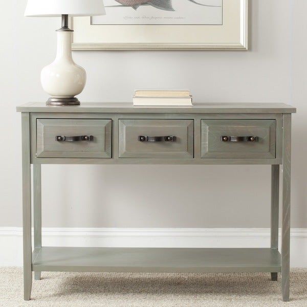 Safavieh Aiden Antique Grey Console Table – 15726092 Intended For Gray And Gold Console Tables (Photo 9 of 20)
