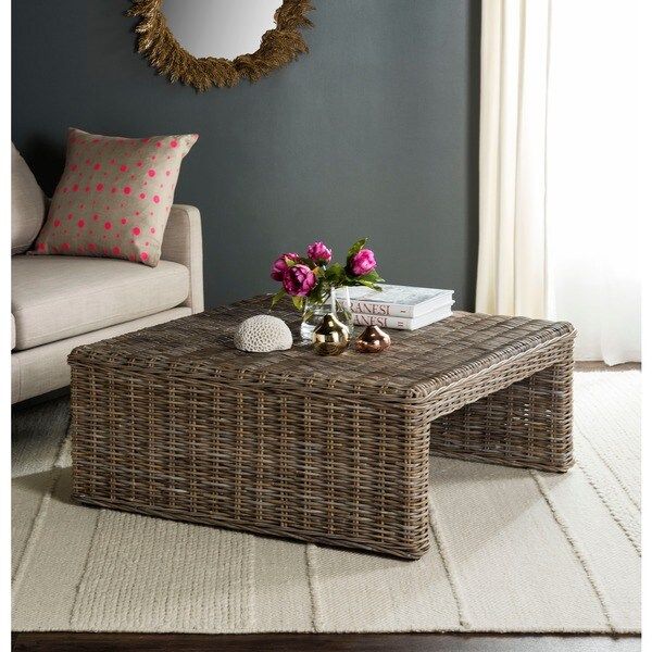 Safavieh Persis Natural Rattan Table – 17896274 In Natural Woven Banana Console Tables (View 9 of 20)
