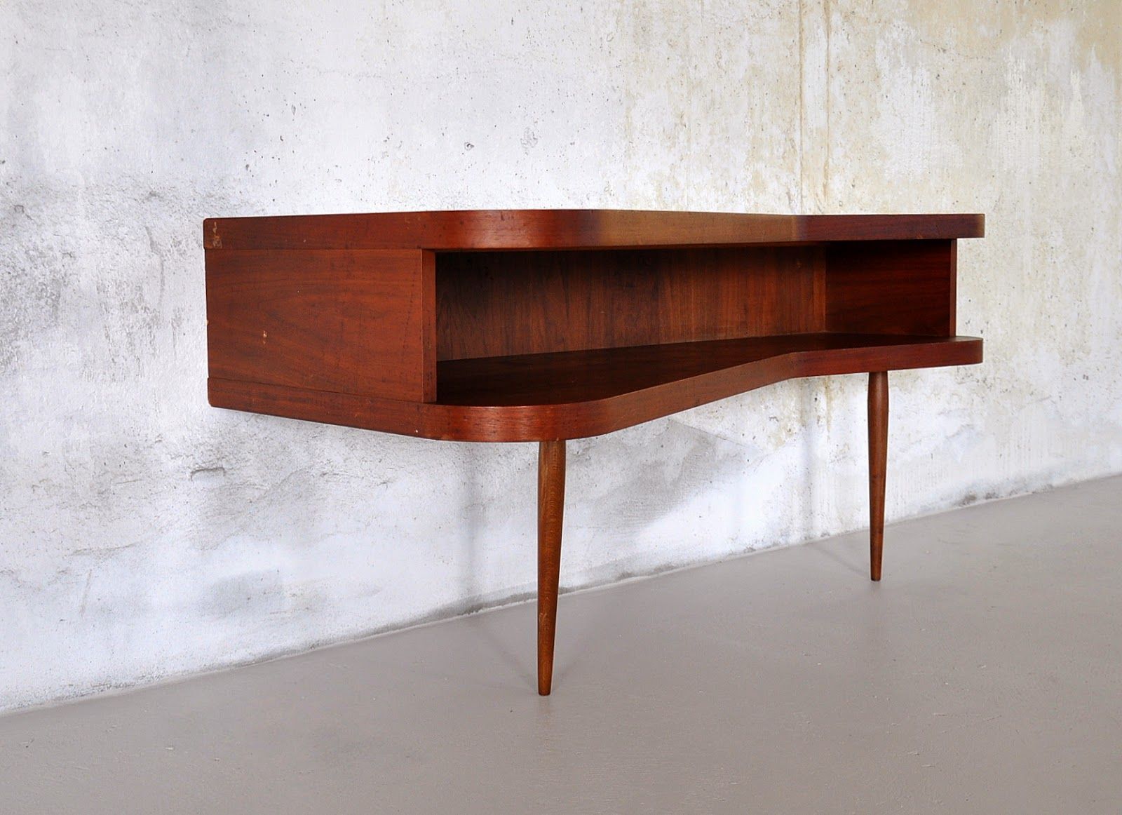 Select Modern: Danish Modern Console Or Sofa Table Inside Large Modern Console Tables (Photo 13 of 20)