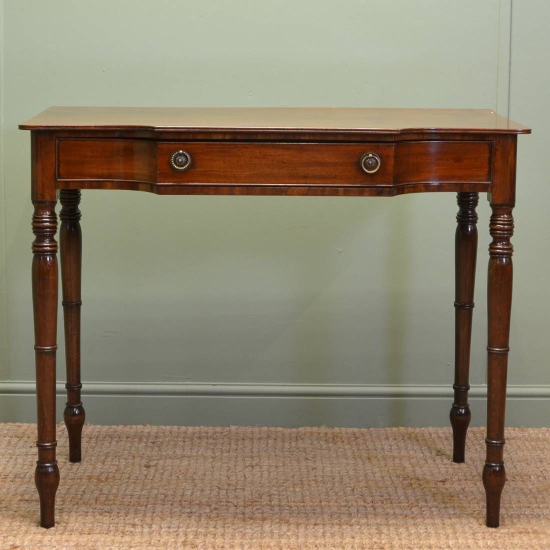 Sensational Regency Mahogany Antique Console / Side Table For Antique Console Tables (Photo 10 of 20)