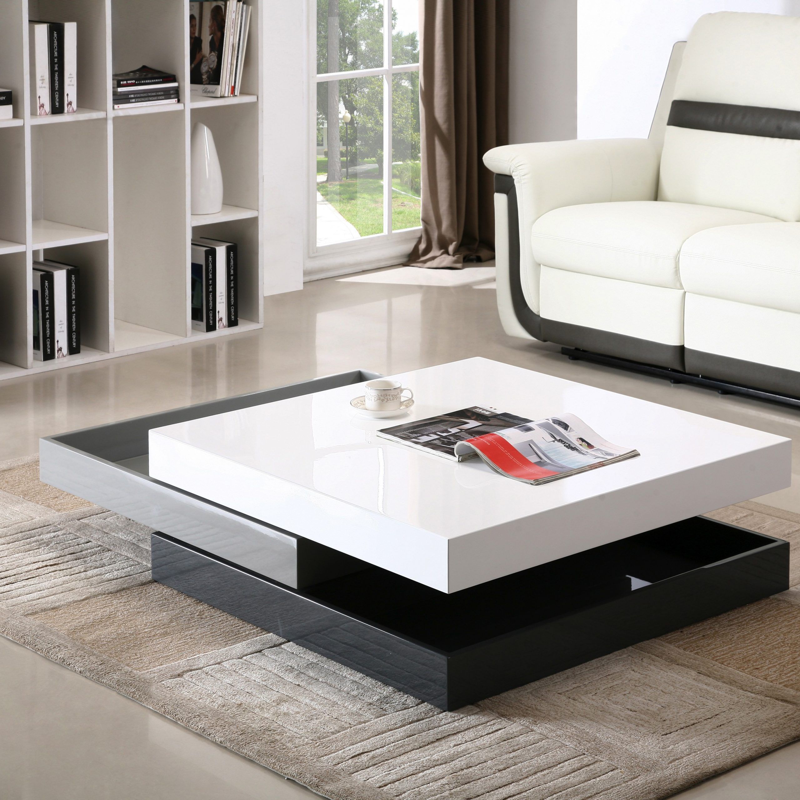 Several Cool Coffee Table To Serve The Best Welcoming Tone For Black And White Console Tables (View 15 of 20)