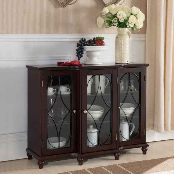 Shop Copper Grove Sonfjallet Dark Brown Cherry Wood Pertaining To Dark Brown Console Tables (View 15 of 20)