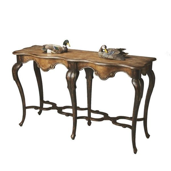 Shop Offex Traditional Wooden Rectangular Console Table In Within Wood Rectangular Console Tables (Photo 11 of 20)