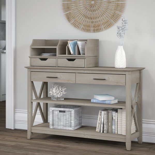 Shop The Gray Barn Console Table With Storage And Pertaining To Gray Driftwood Storage Console Tables (View 15 of 20)